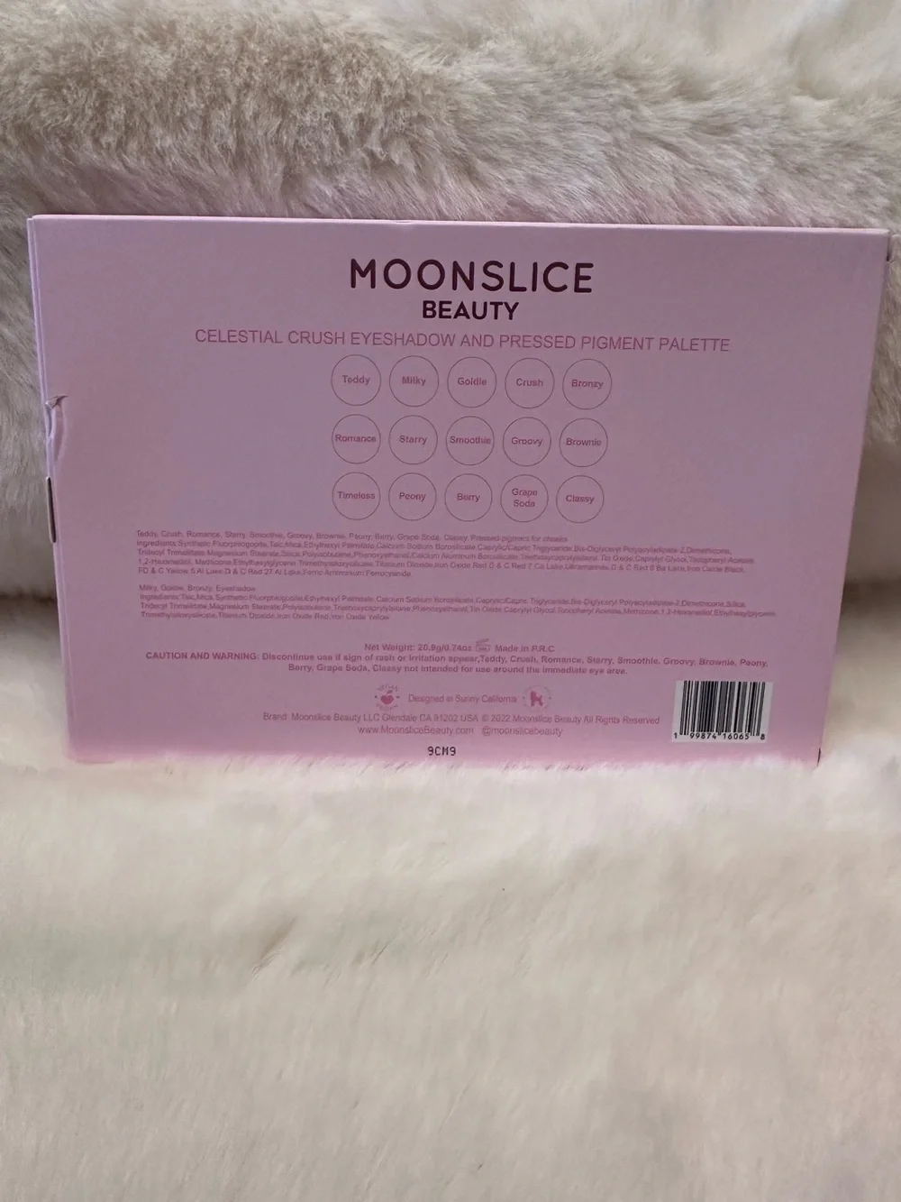 Moonslice Beauty Celestial Crush Eyeshadow Palette - Multi Pink & Neutral Shades
